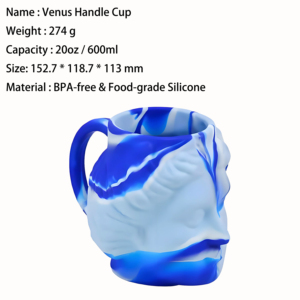 Taza de café de silicona sin BPA y de grado alimenticio, taza para beber irrompible para copas de vino de fiesta para Bar, la taza más nueva - Product Image 5