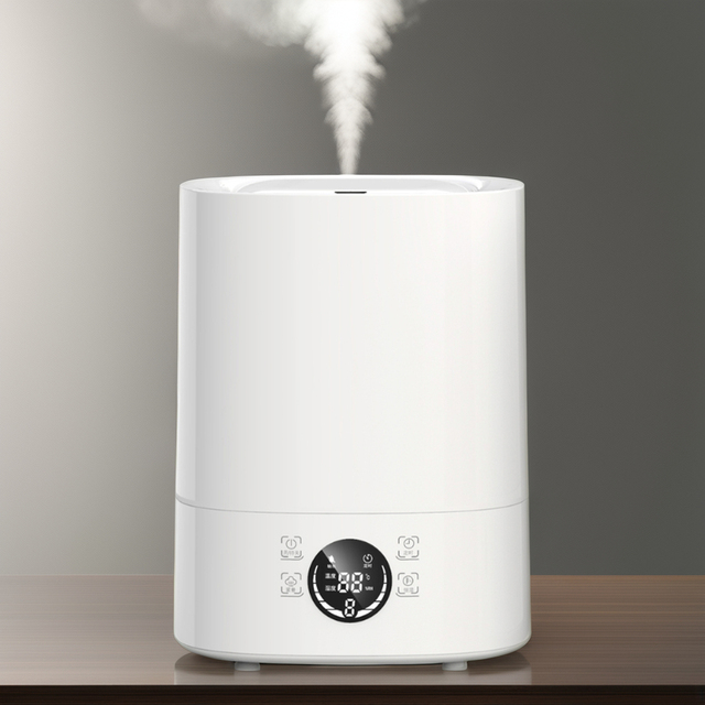 RUNAL Smart Electric Plastic Ultrasonic Air Humidifier Cool Mist APP Remote Control 6L Water Tank Low Noise Home Aromatherapy