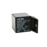 Connecteur de relais automobile Song Chuan 896H-1CH-C1-R1 M32 5 broches 24VDC, contact en cuivre 50A, nylon pour connexions de câbles, micro-ondes