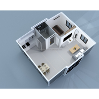 Maison magique conteneur extensible maison 30ft modèle design moderne entièrement fabriqué