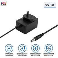 Adaptateur secteur de qualité supérieure 9V 1A avec prise argentine, adaptateur AC/DC 9W 9 Volts 1 Ampère, alimentation 3V 5V 6V 8V 12V 15V 20V 24V 1A 2A 3A