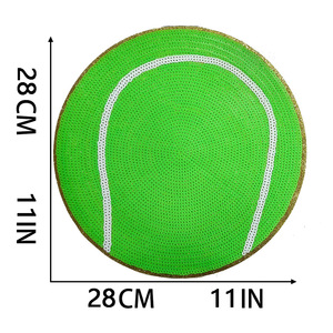 Patchs thermocollants personnalisés en chenille PVC à sequins Gillian Wholesale pour vêtements de sport, baseball et softball, motif <span class=keywords><strong>Big</strong></span> <span class=keywords><strong>Mama</strong></span>, pour la décoration - Product Image 3