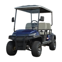 Voiturette de golf électrique 4 places, véhicule de transport pour les golfeurs, idéale pour les terrains de golf, les complexes hôteliers et les hôtels