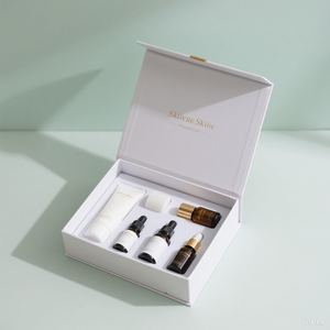 Boîte en carton vide personnalisée pour les <span class=keywords><strong>produits</strong></span> <span class=keywords><strong>de</strong></span> soins <span class=keywords><strong>de</strong></span> la peau sérum huile essentielle emballage cadeau gaufrage cosmétique organisateur boîte <span class=keywords><strong>de</strong></span> <span class=keywords><strong>rangement</strong></span> - Product Image 3