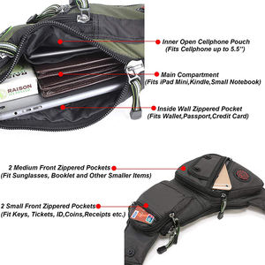 Borsa a tracolla da esterno borsa a tracolla sul petto zaino a tracolla borse sportive per uomo borsa sul petto anteriore - Product Image 2