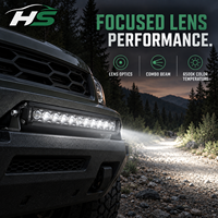 HSSH LED-Lichtleiste 6-50 Zoll 30W-250W Einreihige Linsenoptik Kombi-Strahl Offroad-Fahrlicht für LKW SUV Jeep 4x4