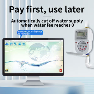 Xuxinda OEM DN15 DN20 DN25 STS Digital IP68 Prepaid Wasserzähler Kugel hahns teuerung Messing Software Großhandel - Product Image 3