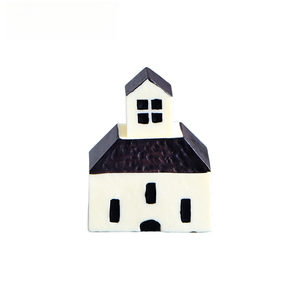 Adornos de Micropaisaje con Musgo Estilo Mediterráneo Weij Castle Church, Artesanías Zakka para el Hogar - Product Image 5