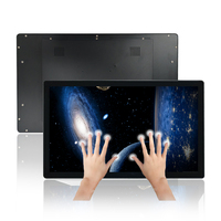 Moniteur industriel HDMI de taille personnalisée de 18.5 pouces avec moniteur à écran tactile capacitif à cadre ouvert personnalisé intégré en usine
