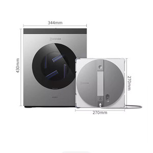หุ่นยนต์ทำความสะอาดกระจกอัตโนมัติ Ecovacs W3 All-In-One ขนาด 270 มม. พร้อมฐานวางสำหรับใช้ในบ้าน - Product Image 1
