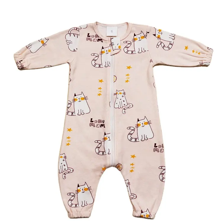 Autumn Winter Newborn Baby & Infant Baby Rompers Solid Color Zipper Style Unisex Boy's And Girl's Baby Suit Romper Set