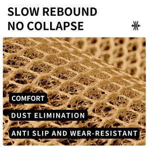 Elastic King Doormat Paw Print Tapis d'entrée rectangulaire antidérapant en fibre de polyester - Product Image 4