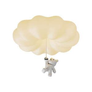 Lampe suspendue rétro à tête unique en verre coloré 3D pour café, bar, restaurant, salon, dropshipping Shopify - Product Image 1