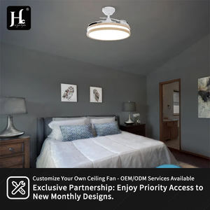 Ventiladores de Techo con Aspas Retráctiles de Madera con Luces LED, Iluminación Decorativa Moderna, Nuevas Aspas de Madera con Control Remoto Invisible - Product Image 6