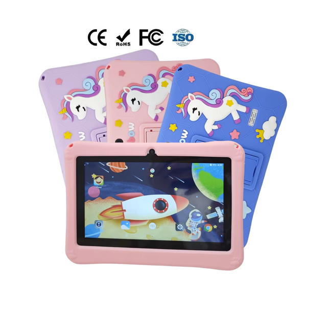 Christmas Gift Kids Tablet 7 Inch HD Educational Tablet for Children with Learning Games Android 13.0 Durable Case Kids Tablet