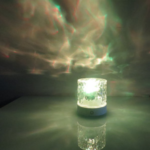 Lonvel 16-màu lãng mạn sóng biển <span class=keywords><strong>Led</strong></span> Mini ánh sáng ban đêm bầu không khí ngủ thân thiện với máy chiếu phòng ngủ với hình mờ - Product Image 5