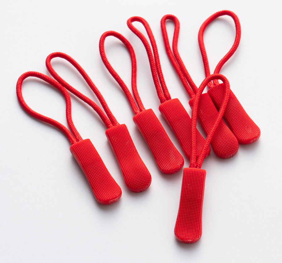 Personalized Design Custom Embossed Name Logo Fancy PVC Rubber Zipper Pulls for Handbag Decorative Soft Black Bag Shoes