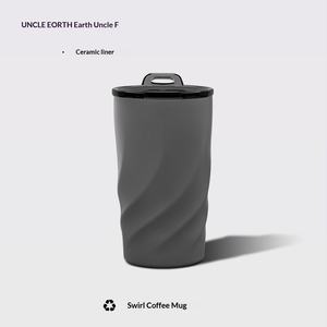 Earth <strong>Uncle</strong> Netherlands Eco-friendly Gift Food-grade Stainless Steel Cold-keeping Vacuum Vortex Coffee <strong>Mug</strong> Minimalist Gift Cup - Product Image 2