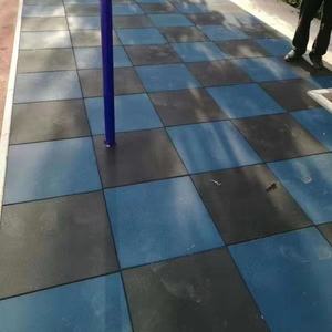 Style moderne Drainage Plancher de Gymnastique D'exercice À <span class=keywords><strong>Haute</strong></span> Densité De Vente Tapis En Caoutchouc - Product Image 4