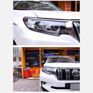 ชิ้นส่วนโคมไฟหน้าสำหรับ Toyota Prado ไฟ2018 4000K อุณหภูมิสีรีโมตหลอดไฟ12V - Product Image 4