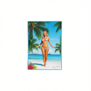 HDJ Serviette de plage d'été pour femme, tunique de bain décontractée, maillot de bain Sarong T03064-20 - Product Image 2