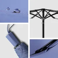 Parapluie pliant manuel personnalisé avec logo, coupe-vent, protection solaire, compact, portable, pour voyage, promotionnel, vente en gros, directement de l'usine