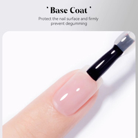 Vinimay – Gel de base pour ongles de haute qualité, 15 ml, résine naturelle, à retirer par trempage, logo personnalisé OEM, base transparente, livraison rapide, directement de l'usine