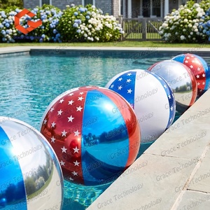 <span class=keywords><strong>Ballon</strong></span> de plage gonflable étoiles et rayures, <span class=keywords><strong>ballon</strong></span> circulaire gonflable avec impression personnalisée, <span class=keywords><strong>ballon</strong></span> gonflable à air - Product Image 3