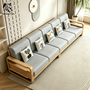 Fournisseur chinois, prix avantageux, personnalisation, stock important, livraison directe, canapés rembourrés, nouveaux meubles de salon tendance, canapé moderne en bois. - Product Image 5