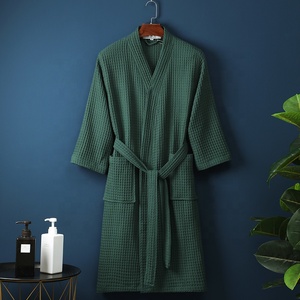 Personalized Men <strong>Kimono</strong> Bath <strong>Robe</strong> Unisex Breathable Bathrobe for Hotel Beauty Salon - Product Image 4
