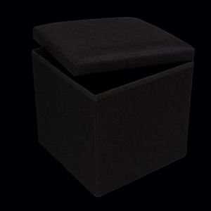 Modern Stool Living Room Furniture <b>Storage</b> Box Fabric Stainless Steel Bamboo Highest Quality Sample Available Stools Counter - Product Image 3