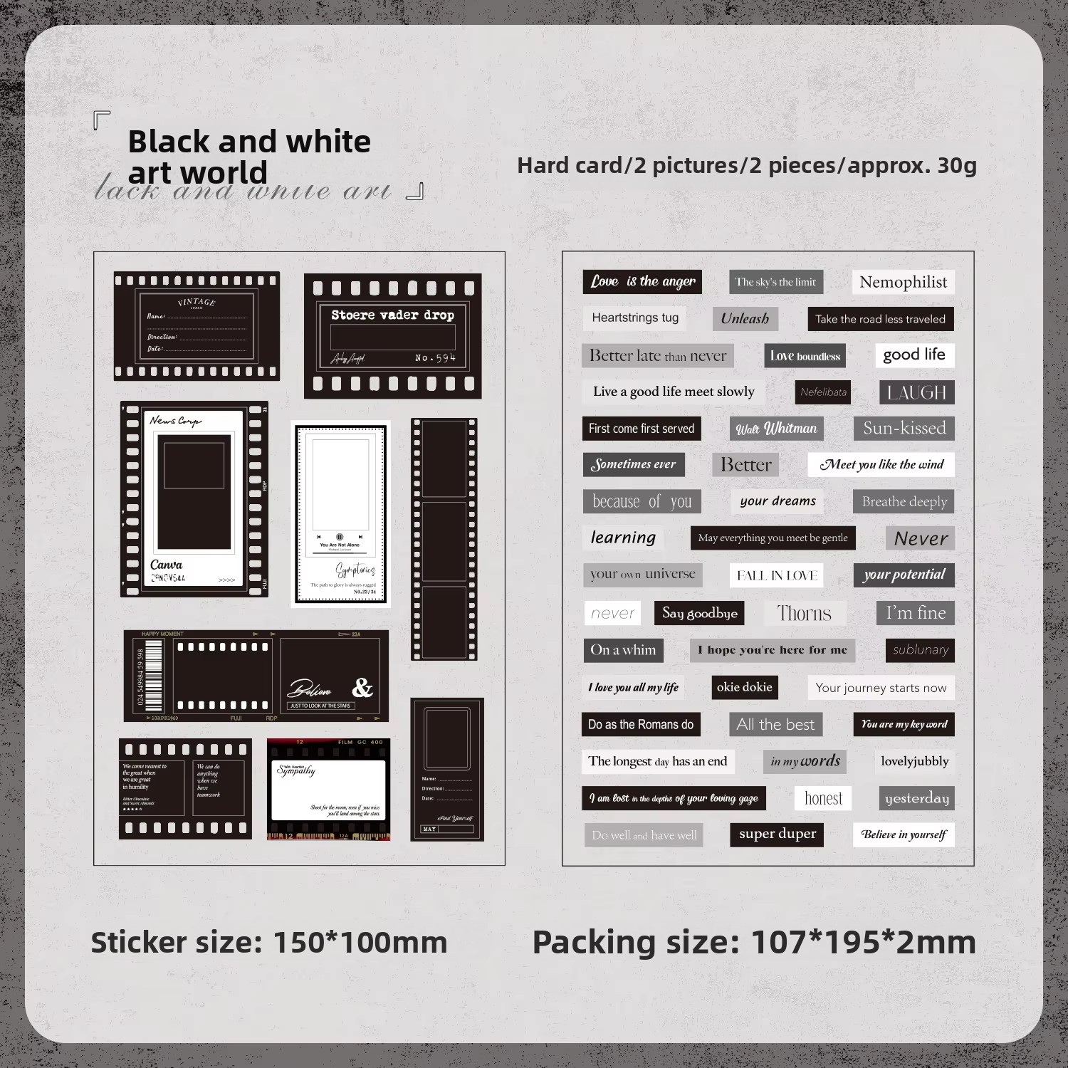 D Il mondo in bianco e nero dell'arte