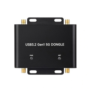 บอร์ดขยาย 5G DONGLE พอร์ต USB 3.2 เคสอะลูมิเนียมอัลลอยด์ เสาอากาศ 4 ต้น แบบออนบอร์ด รองรับอินเทอร์เฟซ M.2 Key B สำหรับโมดูล 5G - Product Image 2