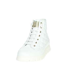 Candice Copper Donna Sneakers, chaussures de style basket-ball blanches - Product Image 6
