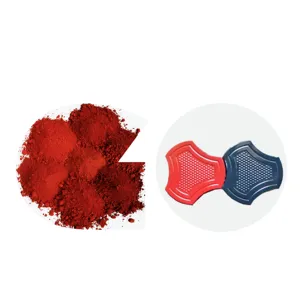 Óxido de ferro óxido de ferro pigmento de cor natural malásia vermelho 130