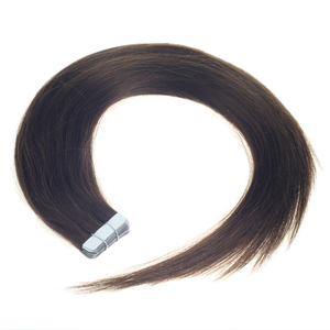 中国大工厂好价格双拉角质层对齐Vrigin Remy人发棕色胶带在头发扩展 - Product Image 5