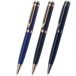Luxury Metal Ballpoint <b>Pen</b> with logo Business Signature Metal <b>Pen</b> Black Custom Rollerball <b>Pens</b> for Corporate Group Purchases - Product Image 2