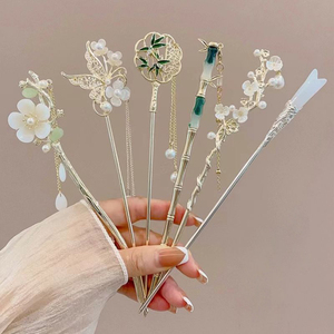 Wholesale Exquisite Elegant Tassel New <strong>Chinese</strong> Alloy Vintage Wedding Party Fashionable Hair Clip Hair Accessories <strong>Hairpin</strong> - Product Image 2