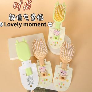 Open Cards Air Cushion Comb 15-20Cm Portable Massage Hairbrush For Girls Plastic Hair Care Tool - Product Image 4