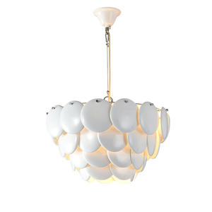Nordico LED <span class=keywords><strong>lampadari</strong></span> in ceramica di lusso bianco decorazione per la casa pendente illuminazione soggiorno sala <span class=keywords><strong>da</strong></span> pranzo Art <span class=keywords><strong>sospensione</strong></span> Lustre - Product Image 4