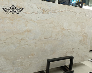 Goldtop Austral Dream Dolomite Quartzite Natural Stone Slabs Polished <b>White</b> Modern Hotel Lobby Villa Coffee Table Dining Table - Product Image 4