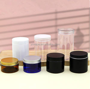 Olla <span class=keywords><strong>de</strong></span> boca ancha <span class=keywords><strong>de</strong></span> primera calidad, 50g, 80g, 100g, 120g, 150g, 5 Oz, 6 onzas, tarro <span class=keywords><strong>de</strong></span> <span class=keywords><strong>mantequilla</strong></span> corporal cosmético transparente para mascotas, contenedor con tapa dorada - Product Image 4