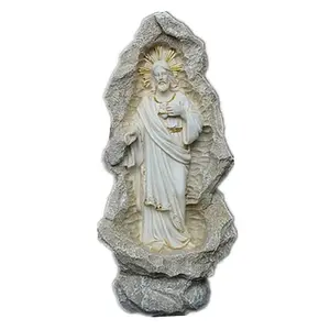 Resin Ivory Religious Jesus Statue 1st Holy Communion Baptism Party Favor Decorative Home Decor Pieces