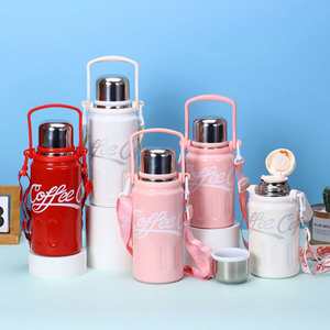 New 316 Stainless Steel Interior Coffee Mug With Cups Large Capacity Outdoor Portable Carrier Climbing Thermos Cup - Product Image 3