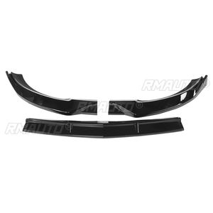 Lame de pare-chocs avant, séparateur de pare-chocs, kit carrosserie et protection pour Mercedes-Benz Classe E W213 E200 E300 E320 2017-2019 Version Sport - Product Image 3