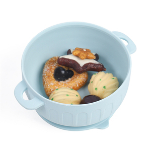 Plato de Silicona con Succión para Bebé, con Tapa, Libre de BPA, con Logotipo Grabado con Láser, Vajilla para Niños Pequeños, Juego de Vajilla para la Hora de Comer, Paquete de Regalo - Product Image 3