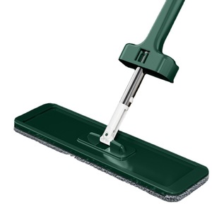 Hands Free <b>Mop</b> Microfiber Flat <b>Mop</b> Dry Wet Dual Use No Wash Wooden Floor <b>Cleaning</b> Tool 32Cm 36Cm Green White Panel - Product Image 5