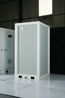Salle de bain mobile préfabriquée portable pour l'extérieur, design chinois pratique, fabriquée en panneaux sandwich, toilettes élégantes