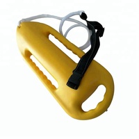 Sécurité de l'eau Bouée de natation flottante en plastique Torpedo Bouée de sauvetage Canette de sauvetage