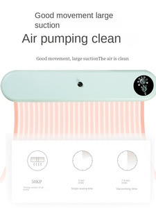 Petite machine automatique de scellage <span class=keywords><strong>sous</strong></span> <span class=keywords><strong>vide</strong></span> pour aliments ménagers Mini sac d'emballage de collation en plastique Compression dispositif de conservation frais - Product Image 6
